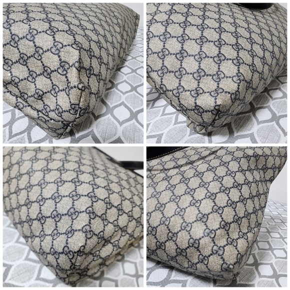 Authentic Gucci GG Supreme Tote Bag Beige/Dark brown - Picture 11 of 15